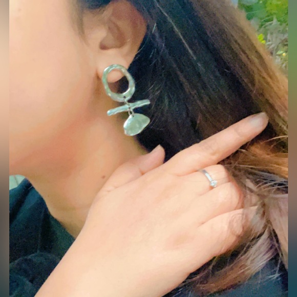 Antique drop silver earrings | NWT - Picture 5 of 16